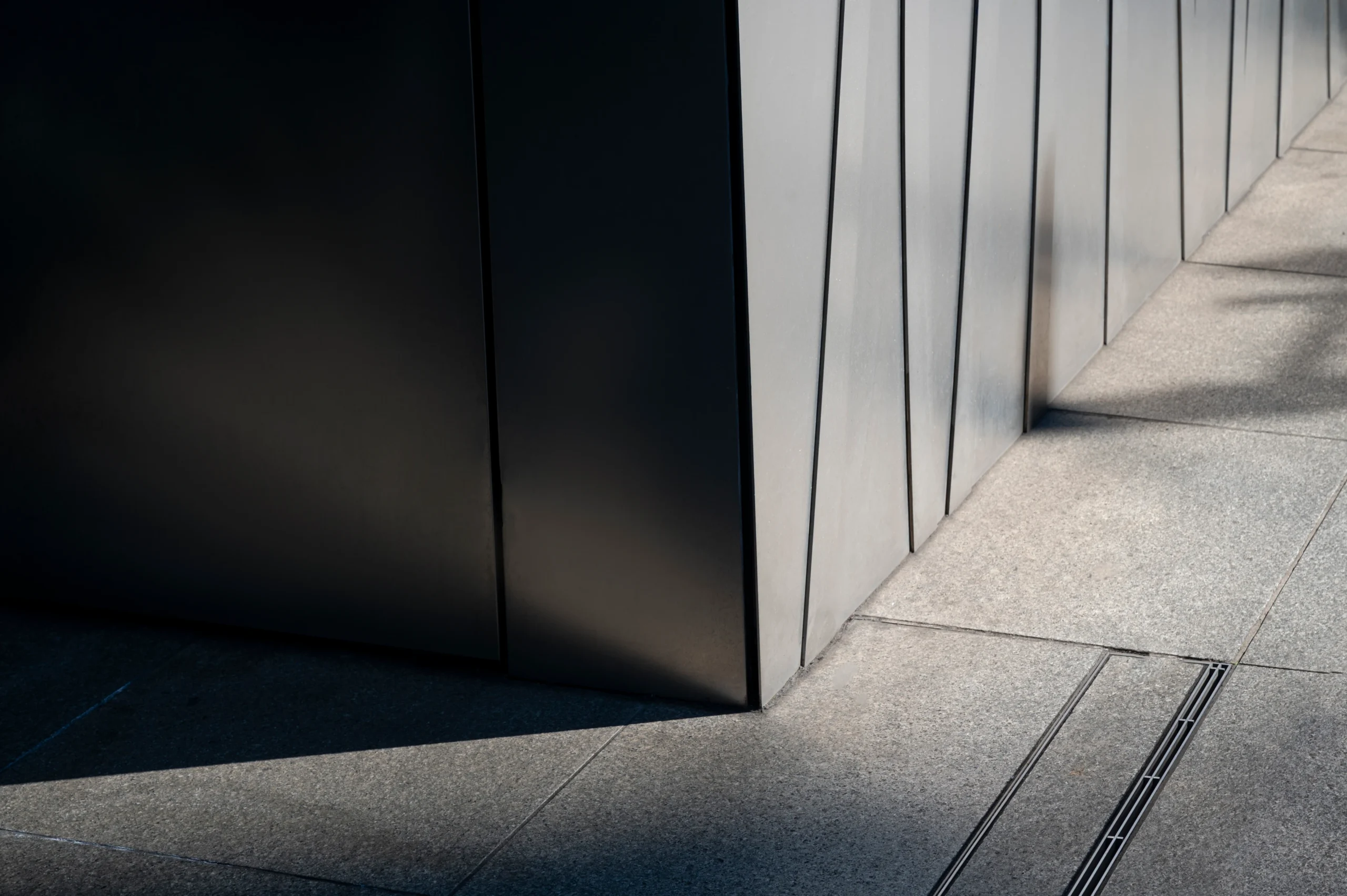 abstract city building shadows