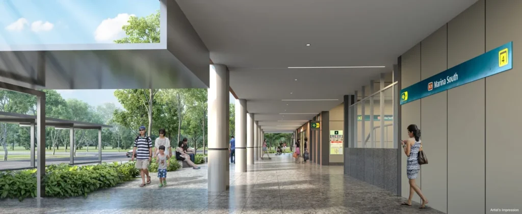 covered walkway shot