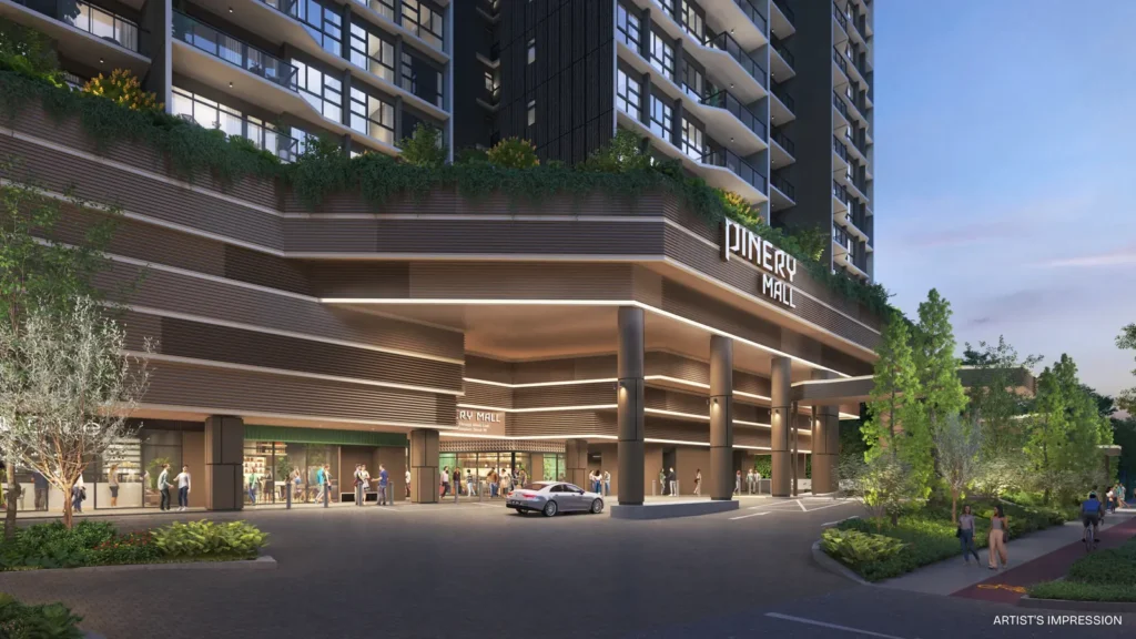 pinery mall drop off artist impression