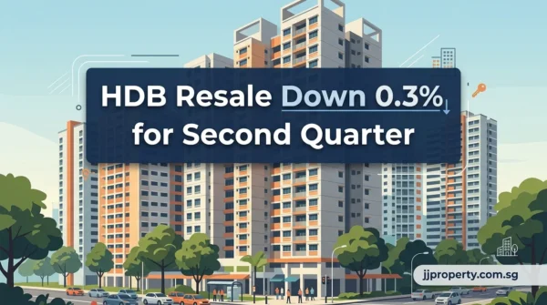 HDB Resale Down 0.3% for Second Quarter — What the Double-Dip Means for Your Upgrade